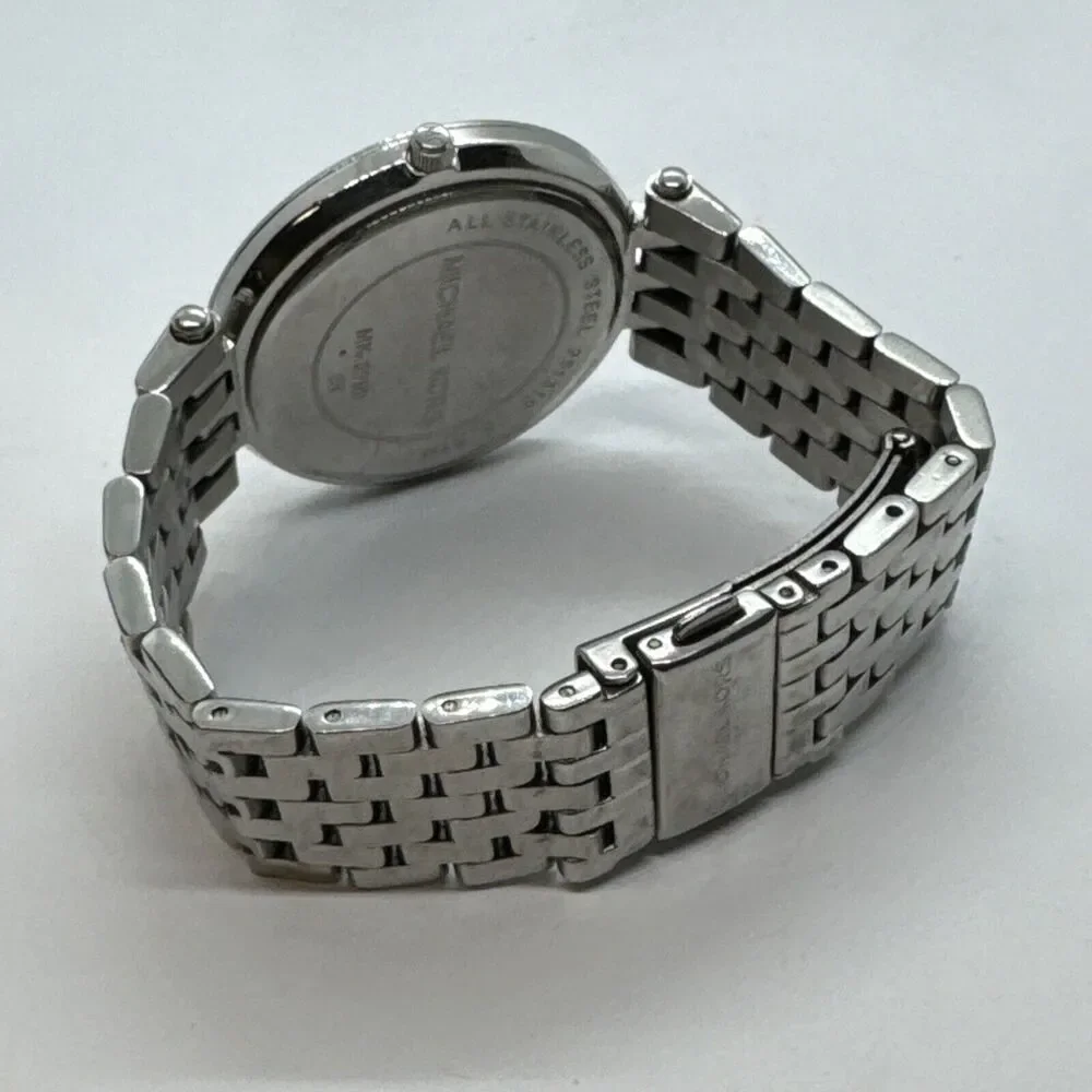 Michael Kors Darci MK3190 Womens Silver Stainless Steel Analog Dial Watch JNA388